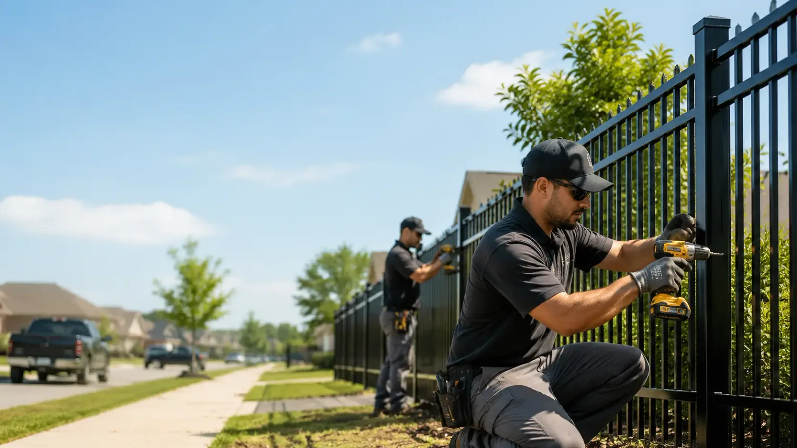 Metal Fence Installation in Oneida, AR